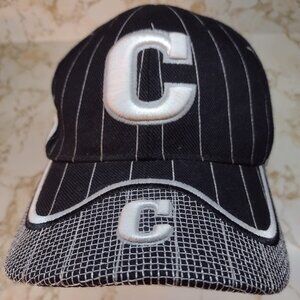 Chicago Windy City Unisex Black Pin Striped Adjustable Baseball Cap Hat Adults
